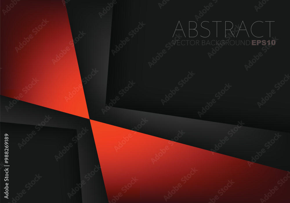 Fototapete graphic geometric triangle overlap vector layer background for text and message design