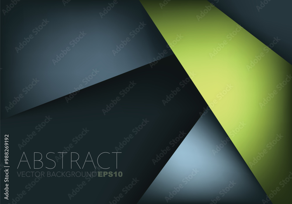 Fototapete graphic geometric triangle overlap vector layer background for text and message design