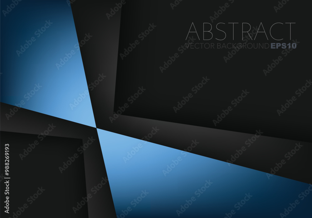 Fototapete graphic geometric triangle overlap vector layer background for text and message design