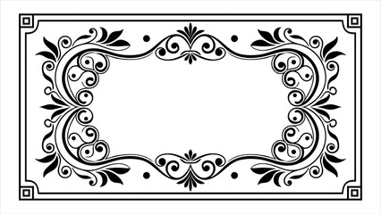 abstract page border design