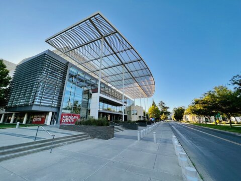 Wide view of the Robert and Margarit Mondavi center in UC Davis.