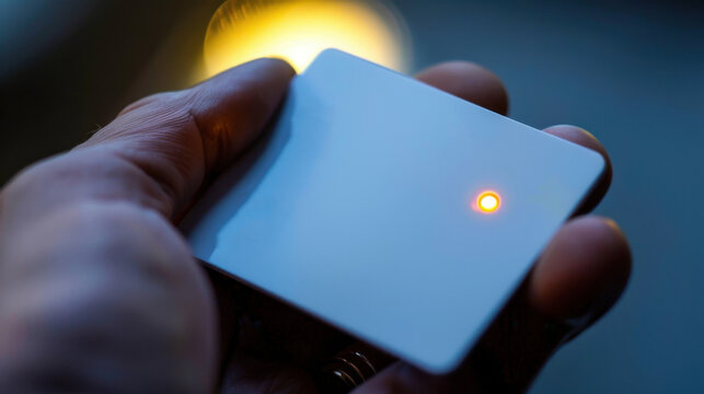 Room Key Card: A slim, contactless digital card for room access, offering guests convenience and enhanced security during their hotel stay.
