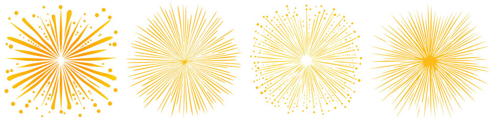 Obraz premium Breathtaking display of colorful fireworks exploding in a burst of radiant energy and dazzling light against the dark night sky creating a magnificent and captivating