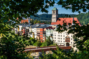 old town of wasserburg am inn - bavaria