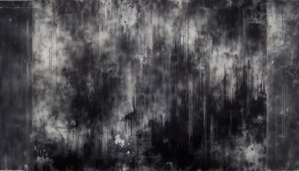 Obraz premium Abstract Black and White Grunge distressed Texture Background