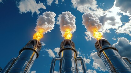 Detailed Photo of Greenhouse Gas Emission Monitoring Research by Scientists Using Advanced Equipment