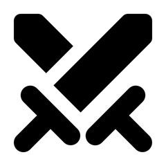 Swords Cross Icon