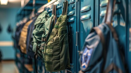 Officer Lockers: These storage areas provide officers with a place to keep their uniforms, protective vests, and tactical equipment organized and secure.
