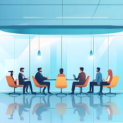 meeting in the office