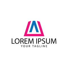 vector design elements for your company logo, ua monogram logo. modern logo design, business corporate template. ua icon.
