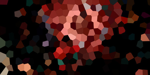 The mosaic pattern is multi-colored. Kaleidoscope mosaic texture