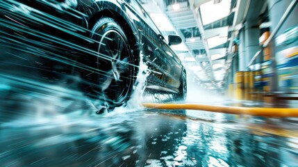 Car Wash: An automated or manual service designed to clean vehicle exteriors, conveniently located near the station's exit for easy access.

