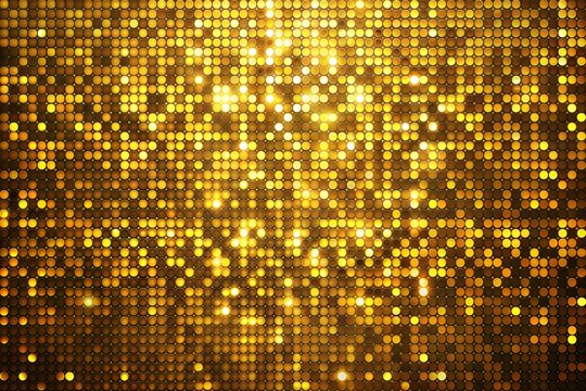 Shimmering golden background with dazzling sparkle effect