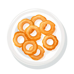 Fototapeta premium Crispy Fried Onion Rings