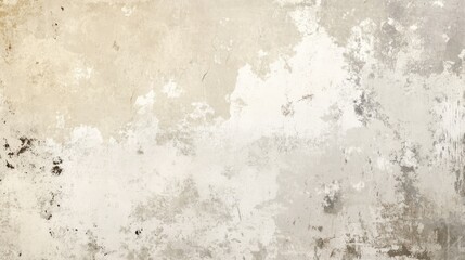Fototapeta premium Graphic Illustration Of Rough Beige Wallpaper With White Sections Noise Grunge Texture And Gray Grainy Edges On A Vintage Wall