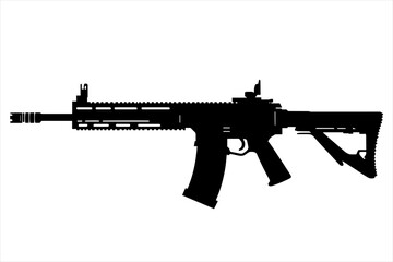 silhouette of a Heavy Duty Rifle