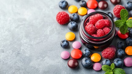 Sports nutrition products, from energy gels to hydration tablets