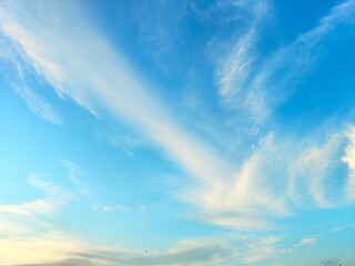 Obraz premium blue sky and clouds