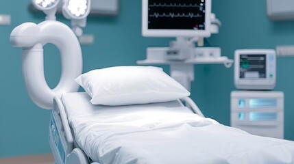 Emergency room with advanced medical technology