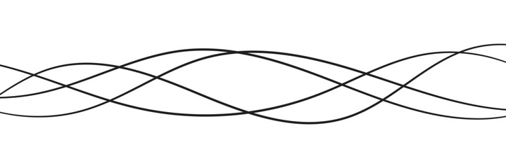 futuristic Abstract wavy background. Thin line on white. minimal round lines abstract tech background. Abstract wave element for design. Digital frequency track equalizer.  EPS 10.