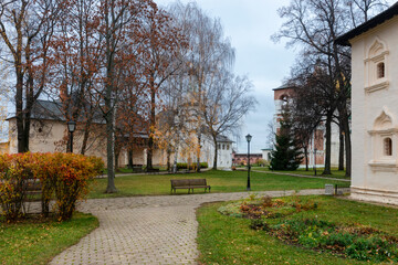 The park is located on the territory of the monastery of St. Euphemia. Suzdal. Vladimir region, Russia