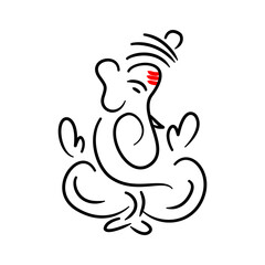 lord ganesha design for invitaion