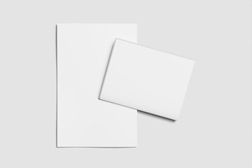 Minimalist Newspaper Mockup for showcasing your design to client