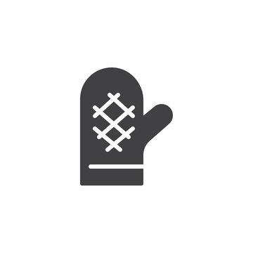 recommend clip art: Kitchen mitten vector icon