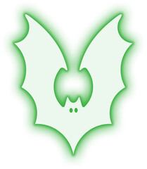 Neon Bat Halloween