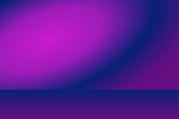 Abstract purple background, empty 3d purple studio room gradient backdrop, stage, vector illustration design for product presentation or display showcase