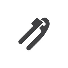 Garlic crusher vector icon