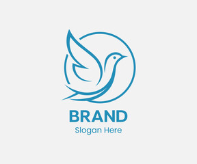 Simple and Elegant Bird Logo