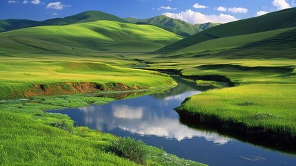Gorgeous Natural Landscape Scenery Background: A Captivating Visual Feast. Discover the Tranquility and Beauty.