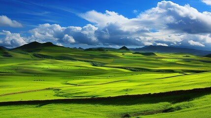 Obraz premium Gorgeous Natural Landscape Scenery Background: A Captivating Visual Feast. Discover the Tranquility and Beauty.