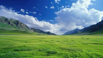 Obraz premium Gorgeous Natural Landscape Scenery Background: A Captivating Visual Feast. Discover the Tranquility and Beauty.