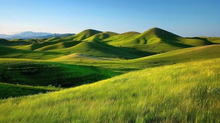 Obraz premium Gorgeous Natural Landscape Scenery Background: A Captivating Visual Feast. Discover the Tranquility and Beauty.