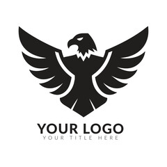 Obraz premium Eagle Bird Logo Vector Template. Business Logo Concept