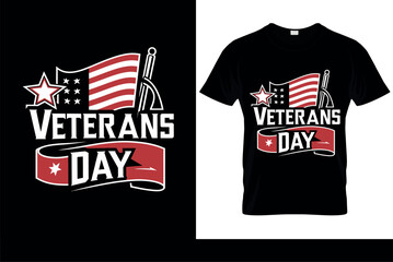 Happy veterans day t-shirt design