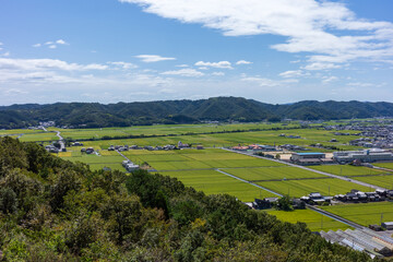 日本の岡山県瀬戸内市邑久町のとても美しい景色