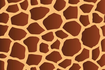 Obraz premium Abstract giraffe print pattern or giraffe skin texture vector illustration