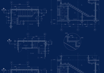 Floor plan designed building on the drawing.