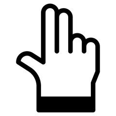 Vector Icon hold, hand, hands and gestures, gestures, sign