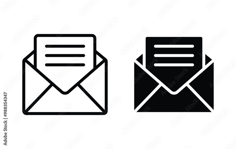 Canvas Prints mail icon set. email icon vector