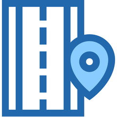 Vector Icon road, navigation, location, direction, maps and location