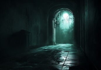 Descending Into the Abyss of Eternal Nightmares: A Terrifying Journey Through an Infinite Void Where Lost Souls and Dark Creatures Linger
永遠の悪夢の深淵へ降りていく：失われた魂と暗黒の生物が漂う無限の虚無を旅する恐怖の道。