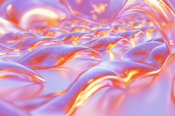 Fototapeta premium Iridescent Liquid Wave Pattern