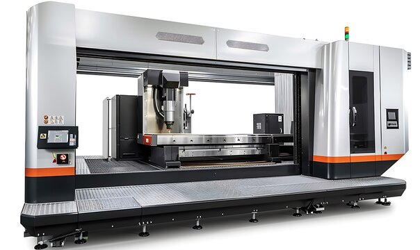 High-performance 5-axis CNC machining centre.