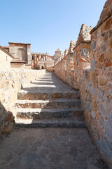 Fototapeta premium Views of Avila city from The colossal walls