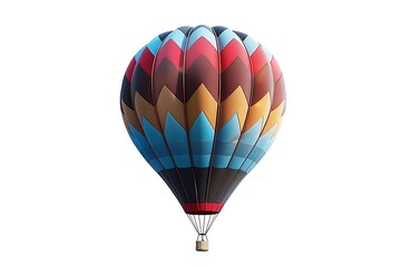 Fototapeta premium Hot air balloon isolated on white background