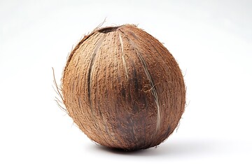 Coconut isolated. Coconut on white background. Full depth of field. 